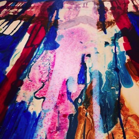 SOLD:
Rainbow 
Dreams
36" x 48"